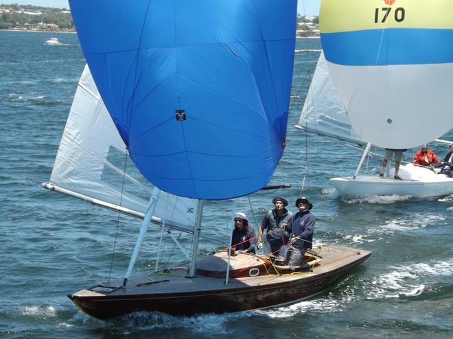 Peter Bowman 'Aeolus' - WA Dragon State Championships 2014 at Royal Freshwater Bay YC in Perth. © Jonny Fullerton